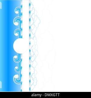 Water splash design background Stock Vector