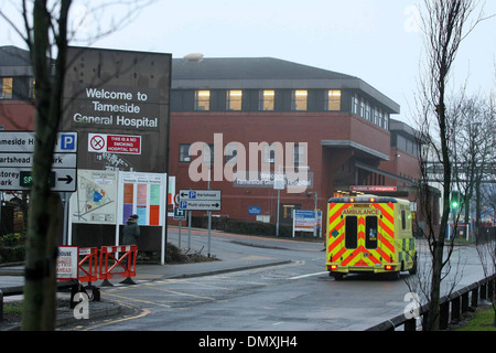 General view of Tameside General Hospital in Ashton-Under-Lyne, Lancashire. Stock Photo