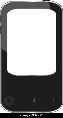 Vector smartphone isolated on a white background Stock Vector Image ...