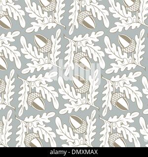 acorn pattern Stock Vector