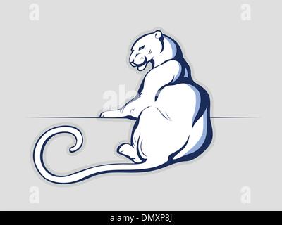 leopard lion panther jaguar cat Stock Vector