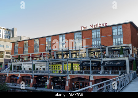 Bars and restaurants at the Mailbox in Birmingham Stock Photo