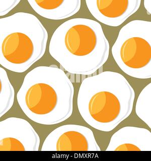 scrambled eggs background Stock Vector