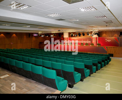 Agadir, Morocco. 17th Dec, 2013. Media Press Centre during the FIFA Club World Cup Semi Final between Guangzhou Evergrande and Bayern Munich from the Agadir Stadium. © Action Plus Sports/Alamy Live News Stock Photo