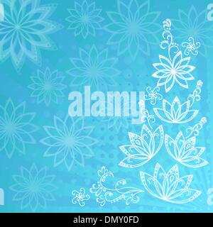 Abstract floral background Stock Vector