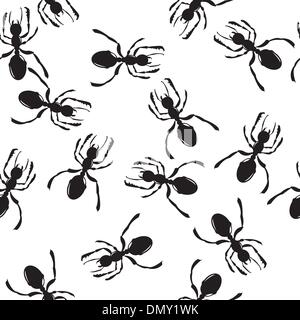 Ant Pattern Stock Vector