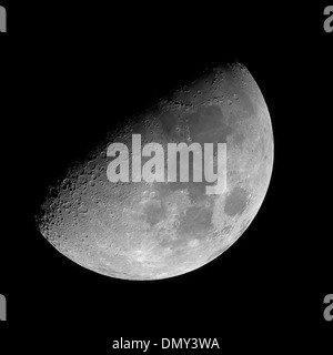 Waxing gibbous moon Stock Photo - Alamy