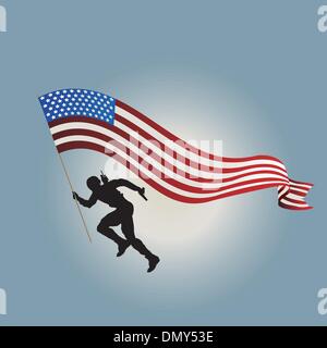 Up the hill Stock Vector