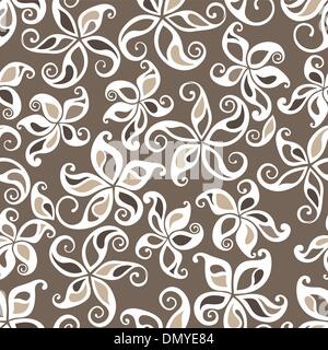 excellent seamless floral background Stock Vector