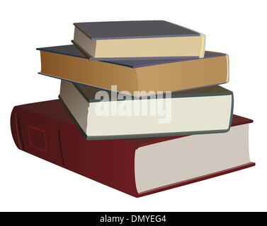 set of books, vector Stock Vector Image & Art - Alamy