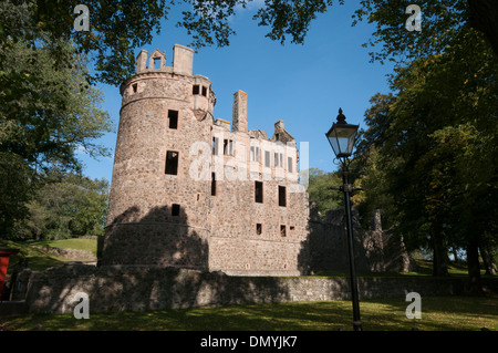 huntly castle of strathbogie with motte assoc with clan gordon Stock ...