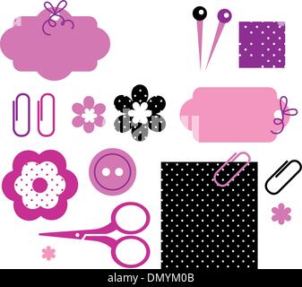 Design elements for handmade fashion Stock Vector