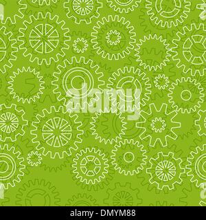 Seamless pattern with gears Stock Vector
