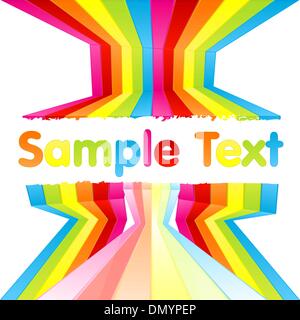 Grunge paint colored wall stripes Stock Vector