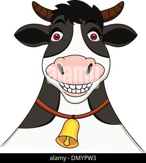 mascot cartoon head cow horned livestock farm helmet hipster logo ...