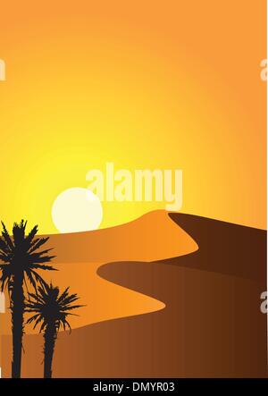 Desert background Stock Vector
