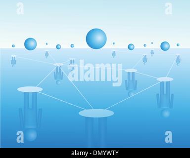 People connection Stock Vector