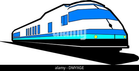 High-speed train Stock Vector