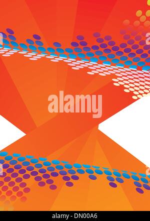 Funky Circles Layout Stock Vector