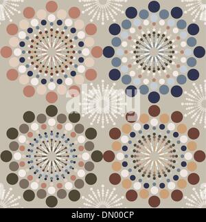 Abstract circles pattern Stock Vector