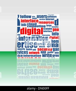 Word Cloud Social Network / Internet / Community Stock Vector