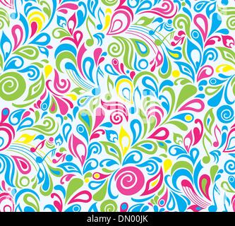 Decorative colorful musical background Stock Vector