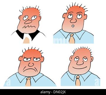 Different facial expressions Stock Vector Image & Art - Alamy