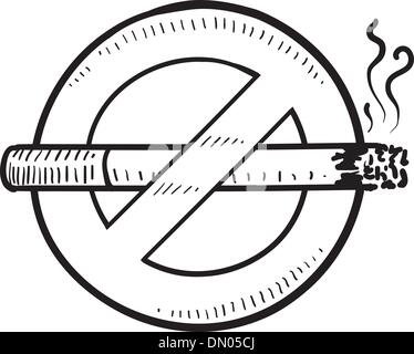 No smoking sign vector Stock Vector