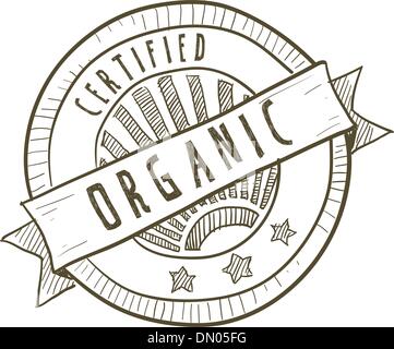 Organic food label Stock Vector Image & Art - Alamy