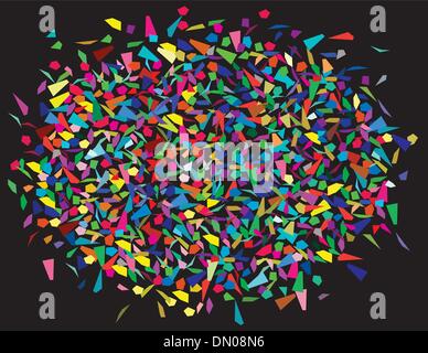 vector colorful splinters Stock Vector