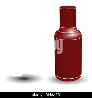 ketchup bottle Stock Vector