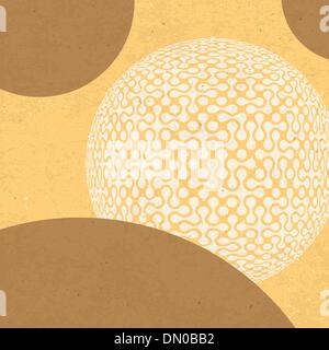 Retro abstract background with space for text. Vector, EPS10 Stock Vector