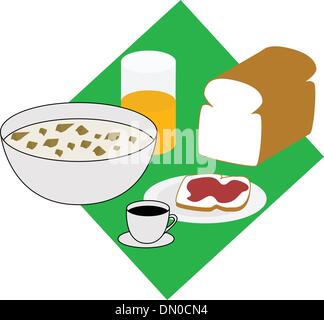 Breakfast Stock Vector