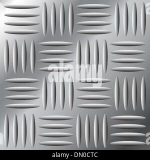 Seamless large metal tread background Stock Vector