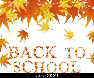 Back to school theme Stock Vector