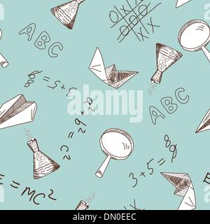 school seamless Stock Vector