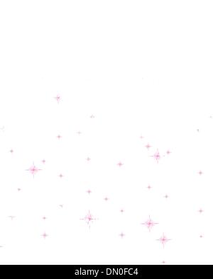 Pink Christmas background with frame of snowflakes Stock Vector Image ...