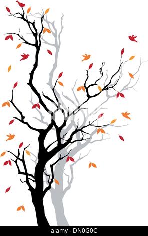 Autumn tree vector Stock Vector Image & Art - Alamy