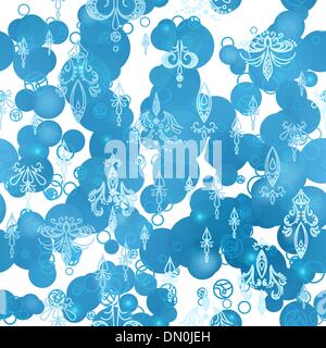 Abstract seamless floral background Stock Vector