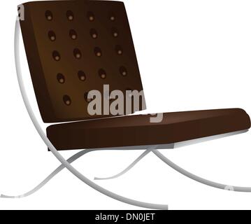 leather chair Stock Vector