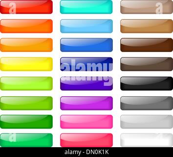 Web buttons Stock Vector