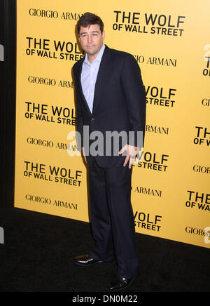 New York, USA. 17th Dec, 2013. Actor KYLE CHANDLER attends the New York premiere of 'The Wolf of Wall Street' held at the Ziegfeld Theater. (Credit Image: Credit:  Nancy Kaszerman/ZUMAPRESS.com/Alamy Live News) Stock Photo