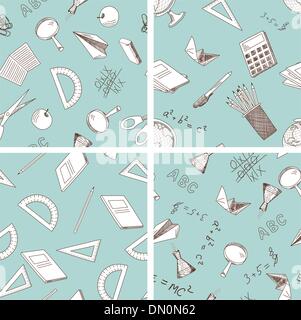 set of school Stock Vector Image & Art - Alamy