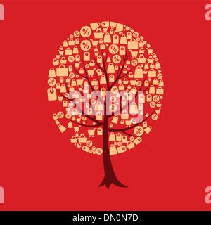 Tree sale Stock Vector