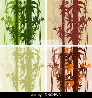 Bamboo seamless Stock Vector