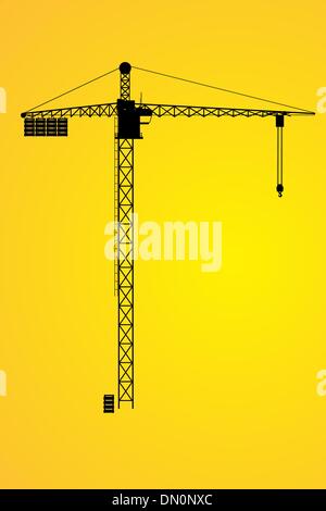 tower crane vector illustration Stock Vector Image & Art - Alamy