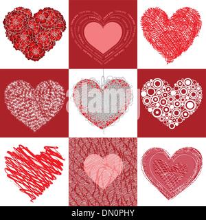 Group heart Stock Vector