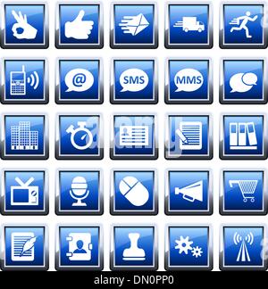 Office icon set Stock Vector Image & Art - Alamy