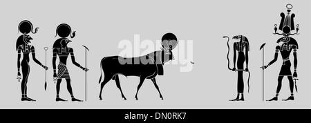 Egyptian gods and symbols - vector Stock Vector Image & Art - Alamy