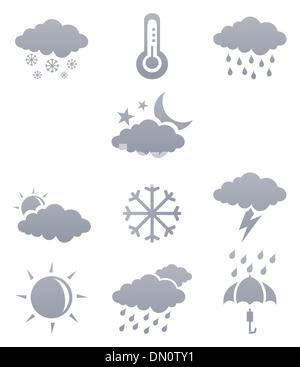 Weather icons3 Stock Vector